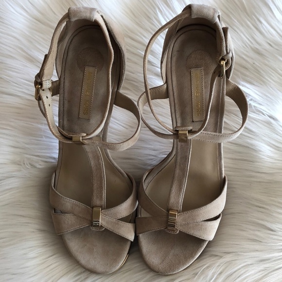Michael Kors Collection Leandra Suede Sandal 10.5 - Picture 4 of 9